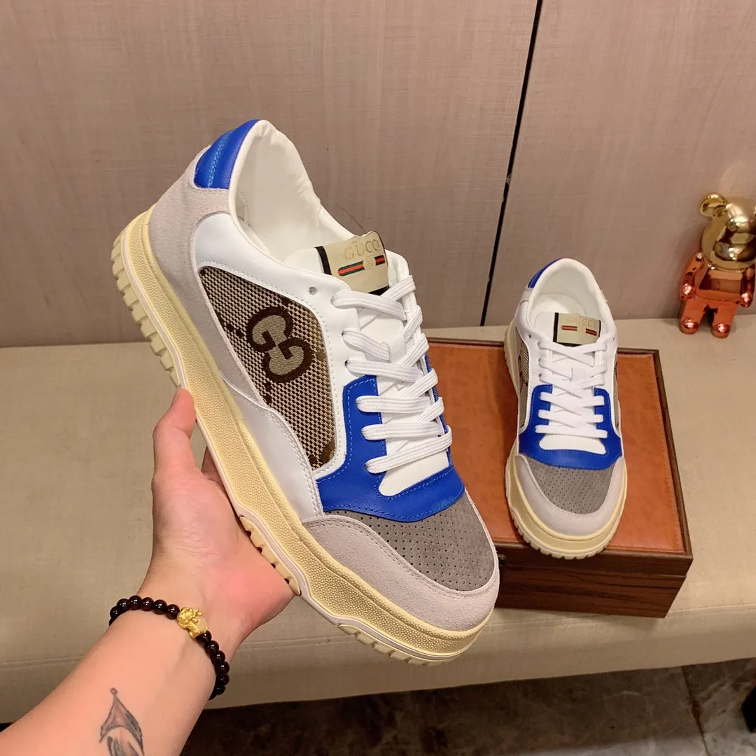 Men's Men's Shoes💰442💰💰🎩🎩[Lightning][Lightning] "GUCCI*" The latest and most popular casual shoes, top brand [Seduce] luxury ~ purchasing agent, top quality ~. [Strong] The upper is made of imported breathable cloth fabric with cowhide material ➕ breathable sheepskin feet (•) and fine workmanship. The original stylish and stylish soft rubber wear-resistant and non-slip outsole is light and comfortable on the feet. The real thing looks better in real photos. No. 013: code: 38-44, 3️⃣ colors selected